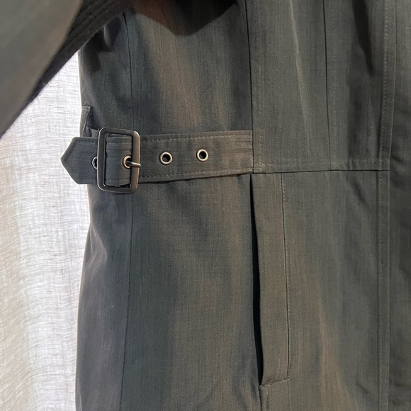 Kirkland Dark Grey Signature Trench Coat Jacket - Picture 2 of 7